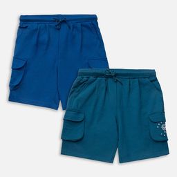 Growing Tree Kids Pack Of 2 Outdoor Antimicrobial Technology Organic Cotton Shorts-image-97