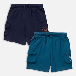 Growing Tree Kids Pack Of 2 Outdoor Antimicrobial Technology Organic Cotton Shorts-image-72