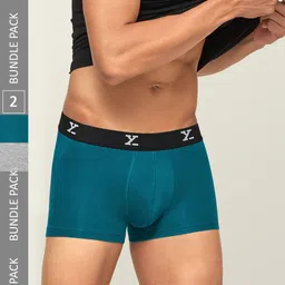 XYXX Men Pack Of 2 ACE Intelisoft Lightweight Modal Trunks-28