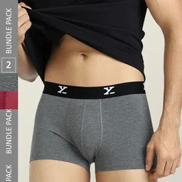 XYXX Men Pack Of 2 ACE Intelisoft Lightweight Modal Trunks-29