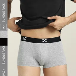 XYXX Men Pack Of 2 Mid-Rise Sweat WickingTrunks-picture-13