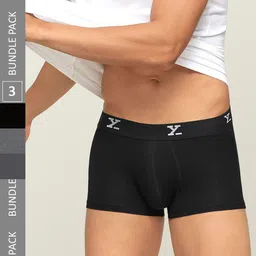 XYXX Men Pack Of 3 Mid-Rise Sweat WickingTrunks-49