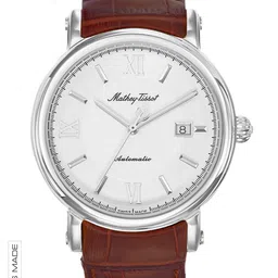 Mathey-Tissot Swiss Made Men Renaissance Automatic White Dial Watch H9030AI-image-5