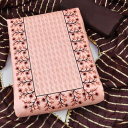 SHADOW & SAINING Embroidered Unstitched Dress Material-image-90