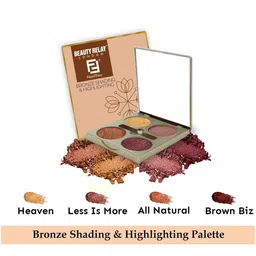 BeautyRelay London Face 2 Face Bronze Shading & Highlighting Palette-18