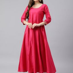 KALINI Embroidered Ankle Length Anarkali Kurta-41