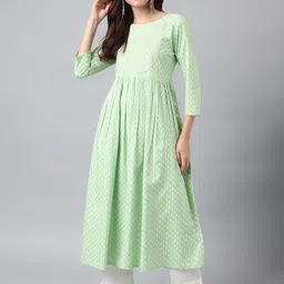 ANANDITA Women Embroidered Thread Work Anarkali Kurta-48