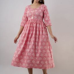 VARICOS Women Ethnic Motifs Printed Anarkali Kurta-image-51