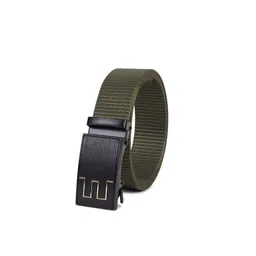HENEDA Men Woven Design Slider Buckle Belt-image-79