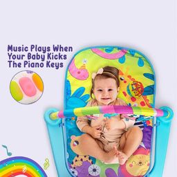 ADKD Infants Musical Play Gym Piano Mat & Fitness Rack with Rattle Ball-38