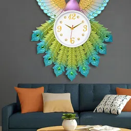 Attractionz Green & Blue Wall Clock-image-79