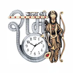 Attractionz SilverToned and White Analogue Contemporary Wall Clock-image-99