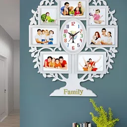 Attractionz Grey Textured Contemporary Wall Clock-image-58