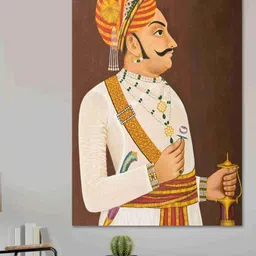 SAF Multicoloured Traditional Art Sparkle Coated Unframed Wall Art-image-86