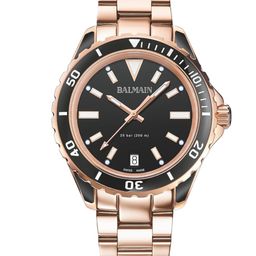 Balmain Women Brass Patterned Dial & Stainless Steel Straps Analogue Watch B43373365-image-52
