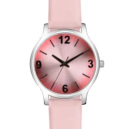PERCLUTION ENTERPRISE Women Pink Dial & Pink Leather Straps Analogue Watch PE352-image-66