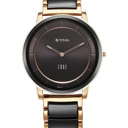 Titan Men Stainless Steel Bracelet Style Straps Analogue Watch 1878KD03-40