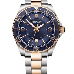 Victorinox Men Dial & Stainless Steel Bracelet Style Straps Analogue Watch 241950-31