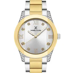 Daniel Klein Women Embellished Dial & Bracelet Style Straps Analogue Watch DK.1.13731-4-41
