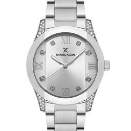 Daniel Klein Women Embellished Dial & Bracelet Style Straps Analogue Watch DK.1.13731-1-22