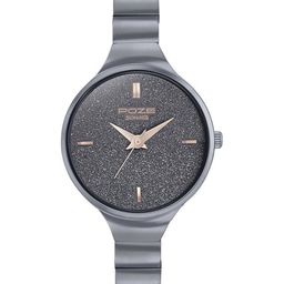 Sonata Poze Women Brass Embellished Dial & Bracelet Style Straps Analogue Watch SP80006QM01-50