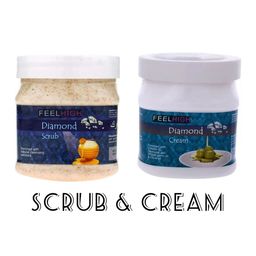 FEELHIGH Set Of 2 Diamond Scrub & Cream - 500 ml Each-47