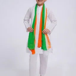 VASTRAMAY Boys Regular Pure Cotton Kurta with Pyjamas & With Dupatta-36