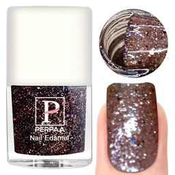 PERPAA Broken Diamond Glitter Light Reflective UV Gel Nail Enamel 5 ml - Brown 95-32