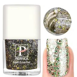 PERPAA Broken Diamond Glitter Light Reflective UV Gel Nail Enamel 5 ml - Green 91-image-80