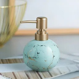 The Better Home Blue Ceramic Soap Dispenser 300ml-24