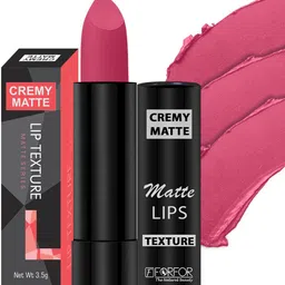 FORFOR Creamy Matte Long Lasting Lipstick with Jojoba Oil & Vitamin E - Fusion Pink 80-image-85