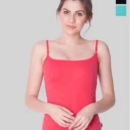 Dollar Missy Pack of 3 Women Combed Cotton Camisole-picture-45