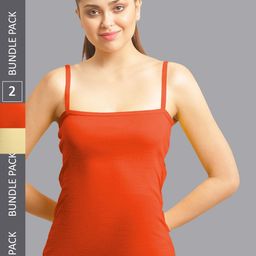 FBAR Pack Of 2 Non-Padded Cotton Skin Friendly Camisoles-image-93