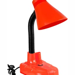 SPARK WORLD Red Acrylic Contemporary Bell Shaped Table Lamp-picture-21