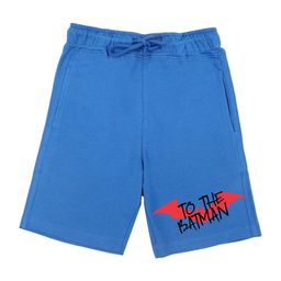 DC by Wear Your Mind Boys Blue Regular Fit Superhero Printed Batman Cotton Shorts-image-70