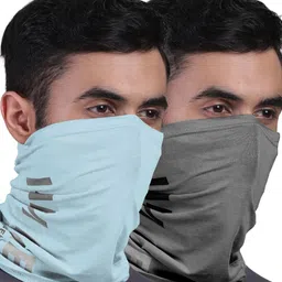 FREECULTR Unisex Pack Of 2 Printed Anti Microbial Bamboo Bandana Headband-10