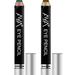 AYA Set of 2 Eye Liner Kajal - Green and Brown-46