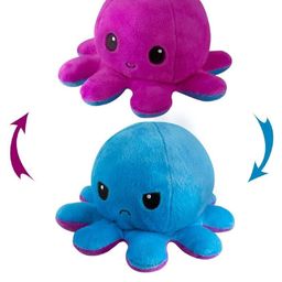 Xivir Kids Set of 2 Reversible Cotton Octopus Soft Toys & Dolls-24