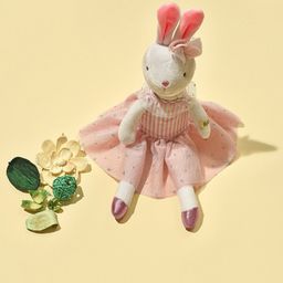 MiArcus Girls Pink & White Sweet Spring March Doll Soft Toy-38