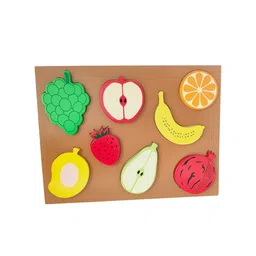 Wembley Toys Kids Multicoloured Wooden Puzzle Tray Board-picture-18