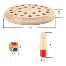CHOCOZONE Kids Wooden Memory Chess Board Game-22