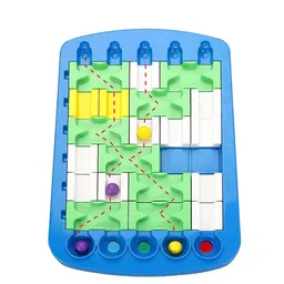CHOCOZONE Blue Finding Routes Brain Teasers IQ Puzzle & STEM Educational Toy-21