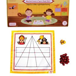 Desi Toys Kids White Solid Board Activity Game-26