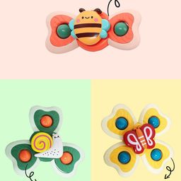 WEMBLEY Kids Pack of 3 Spinner Snale Toys-27