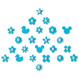 Comet Busters Set of 24 Blue Bindis-22