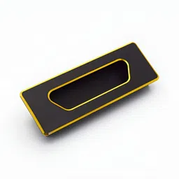 Rab Black & Yellow Glossy Finish Drawer Handle-11