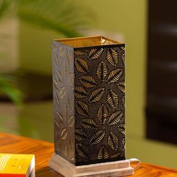 ExclusiveLane Brown Contemporary Handcrafted Wooden Table Lamp with Shade-9