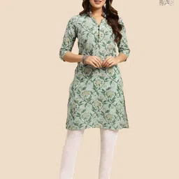 Rangita Pack Of 2 Floral Printed Pure Cotton Straight Kurta-picture-34