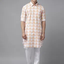 See Designs Men Pure Cotton Pathani Kurta-picture-30