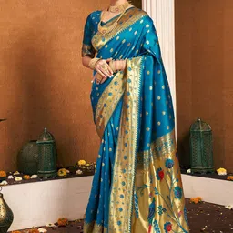 KALINI Woven Design Paithani Saree-picture-35